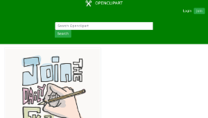 openclipart圖庫：Join the DailySketch