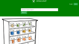 openclipart圖庫：AWS Services Shelf