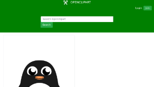 openclipart圖庫：Penguin-資源代表圖