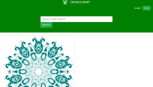 openclipart圖庫：Vintage Floral Style Design 10-資源代表圖