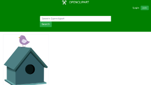 openclipart圖庫：Bird house-資源代表圖
