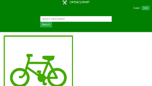 openclipart圖庫：eco green cycle icon縮圖