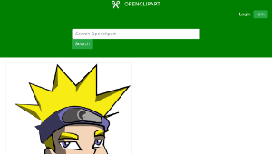 openclipart圖庫：Anime Boy縮圖