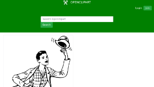 openclipart圖庫：Fashion boy縮圖