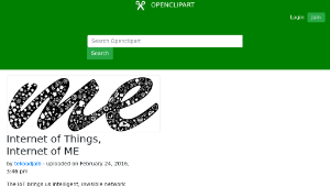 openclipart圖庫：Internet of Things, Internet of ME縮圖
