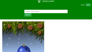 openclipart圖庫：Christmas card #9-資源代表圖