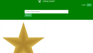 openclipart圖庫：Gradient Star-資源代表圖