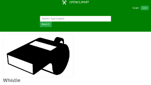 openclipart圖庫：Whistle縮圖