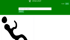 openclipart圖庫：Rock Art Ontario Rider-資源代表圖