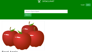 openclipart圖庫：Food Apple