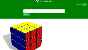 openclipart圖庫：Cube縮圖