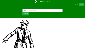 openclipart圖庫：Boy in a Suit with a Dog-資源代表圖