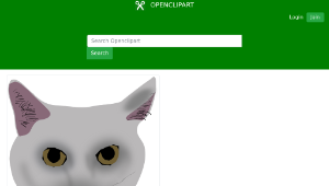 openclipart圖庫：Cat head (prototip)縮圖