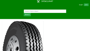 openclipart圖庫：Car Tire