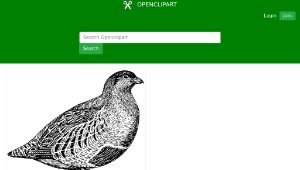 openclipart圖庫：partridge-資源代表圖