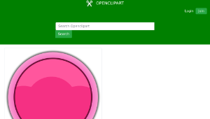 openclipart圖庫：pink button blank-資源代表圖