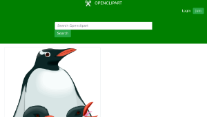 openclipart圖庫：Architetto -- pinguino 3縮圖