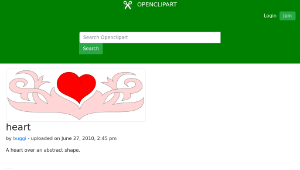 openclipart圖庫：heart-資源代表圖