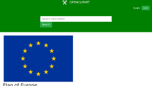 openclipart圖庫：Flag of Europe