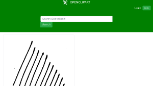 openclipart圖庫：15 long Perpendicular lines