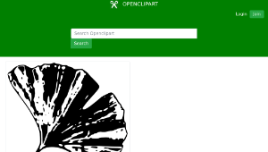 openclipart圖庫：Gingko Leaf D-資源代表圖