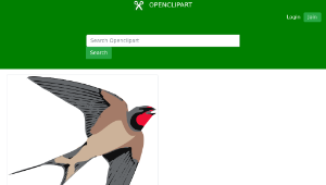 openclipart圖庫：Rondine縮圖