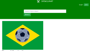 openclipart圖庫：Flag of Football