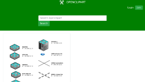 openclipart圖庫：Isomorphic Infrastructure Icons