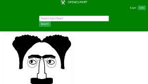 openclipart圖庫：Groucho Marx-資源代表圖
