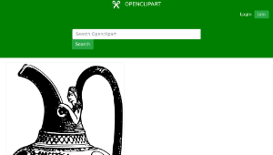 openclipart圖庫：Greek vase