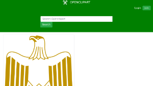 openclipart圖庫：Eagle of Saladin