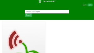 openclipart圖庫：RSS flower