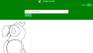 openclipart圖庫：Parrot Remix Coloring Book