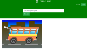 openclipart圖庫：School Bus-資源代表圖