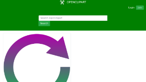 openclipart圖庫：Redo Refresh Restart縮圖