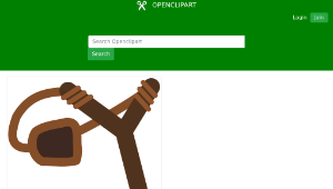openclipart圖庫：Slingshot縮圖