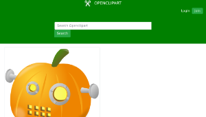 openclipart圖庫：Robot pumpkin-資源代表圖