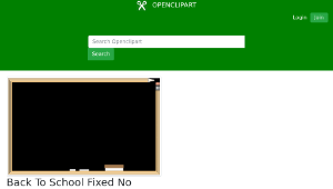openclipart圖庫：Back To School Fixed No Text縮圖