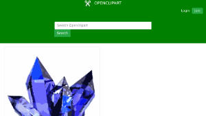 openclipart圖庫：Sharp Crystals-資源代表圖
