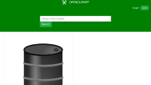 openclipart圖庫：Steel Barrel縮圖