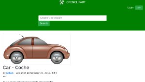 openclipart圖庫：Car - Coche縮圖