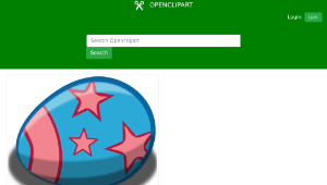 openclipart圖庫：Easter egg-資源代表圖