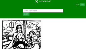 openclipart圖庫：Bitter Old Man and Kids-資源代表圖