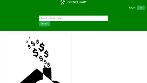 openclipart圖庫：Home expense縮圖