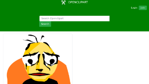 openclipart圖庫：Sad man with open stance-資源代表圖