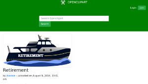 openclipart圖庫：Retirement縮圖