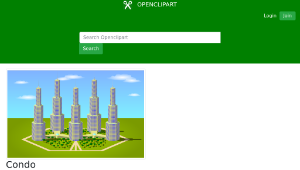 openclipart圖庫：Condo-資源代表圖