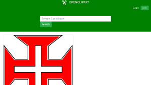 openclipart圖庫：Order of Christ Cross