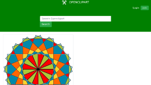 openclipart圖庫：Islamic modern vector ornaments art -資源代表圖