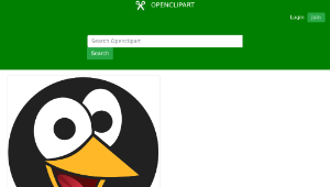 openclipart圖庫：Happy Penguin縮圖